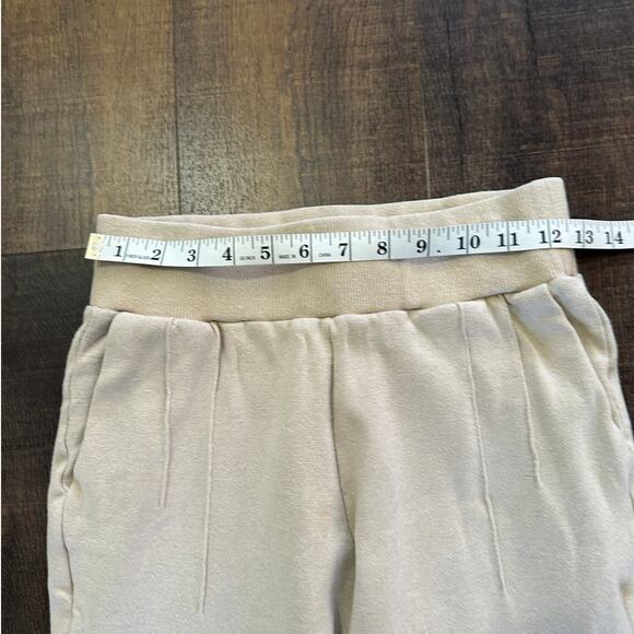 Varley Amberley Jogger Pants High Rise Tapered Cream Size XS - Picture 3 of 8
